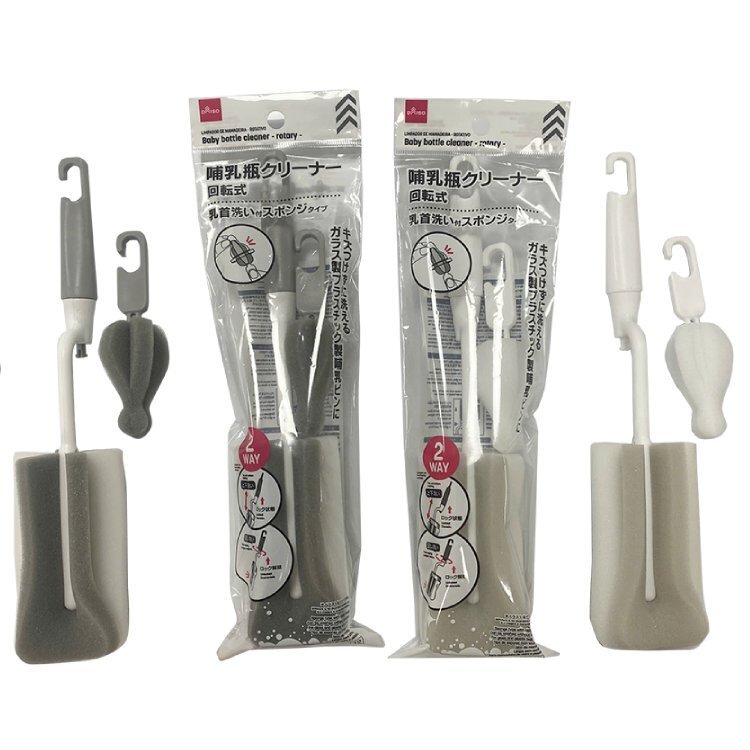旋轉式奶瓶用清洗海綿/附奶嘴海綿