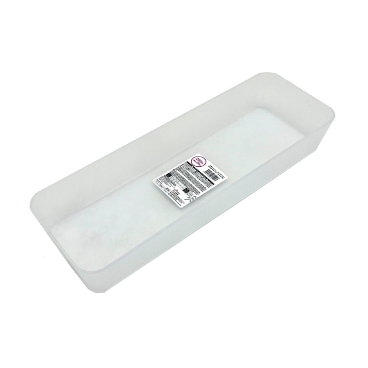 小物收納盒/透明白 34×5×11.2cm