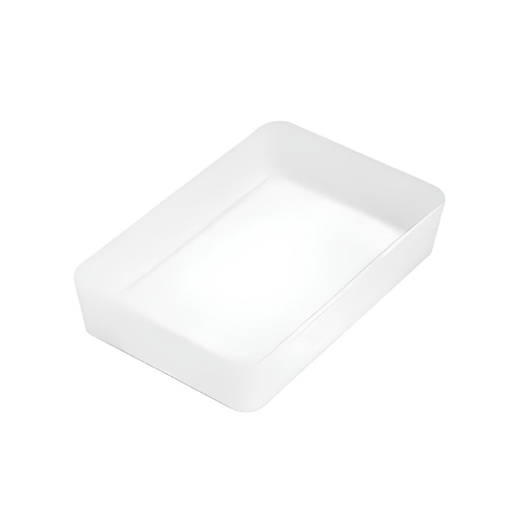 小物收納盒/透明白 25.5×5×16.8cm