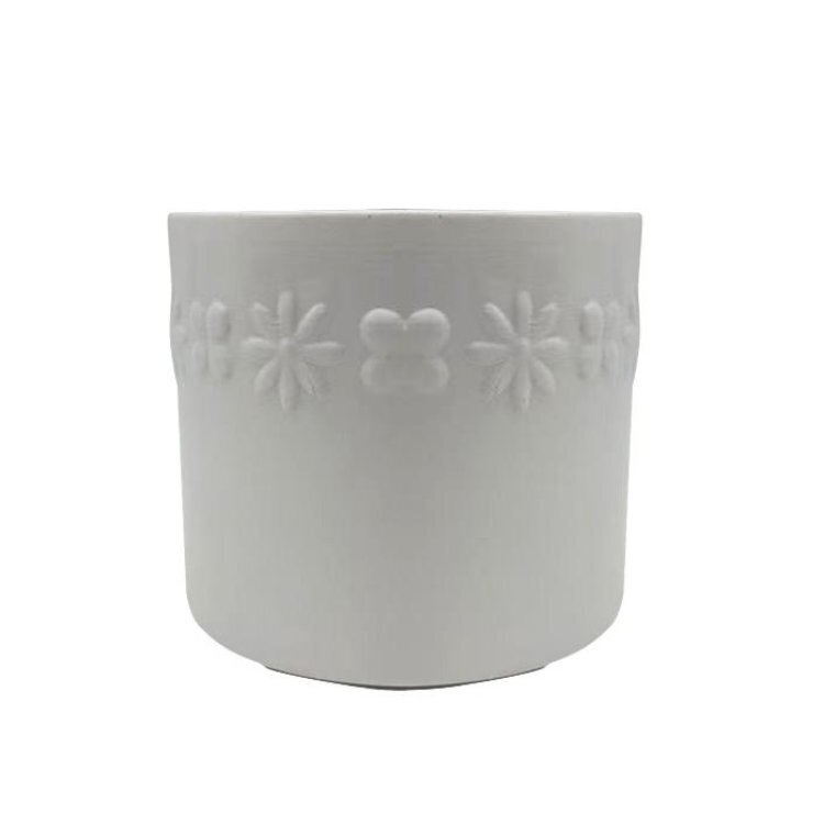花盆/花卉 白 8×8×7cm