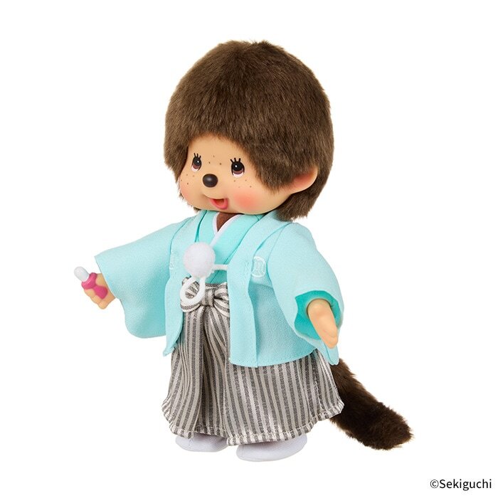 預購┃Monchhichi 夢奇奇 蒙奇奇 紋付袴 可站立款