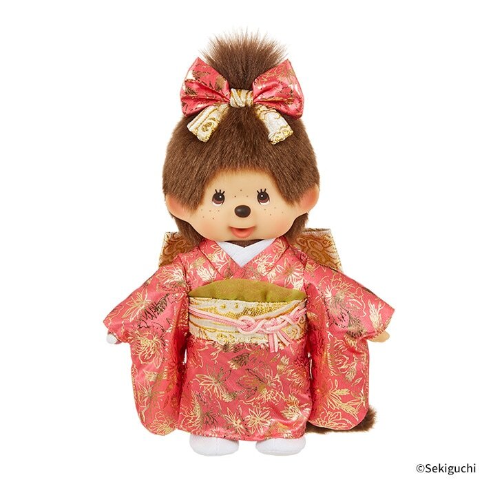 預購┃Monchhichi 夢奇奇 蒙奇奇 振袖和服 女生 可站立款