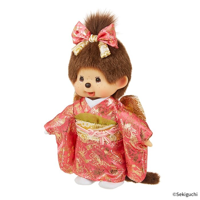 預購┃Monchhichi 夢奇奇 蒙奇奇 振袖和服 女生 可站立款
