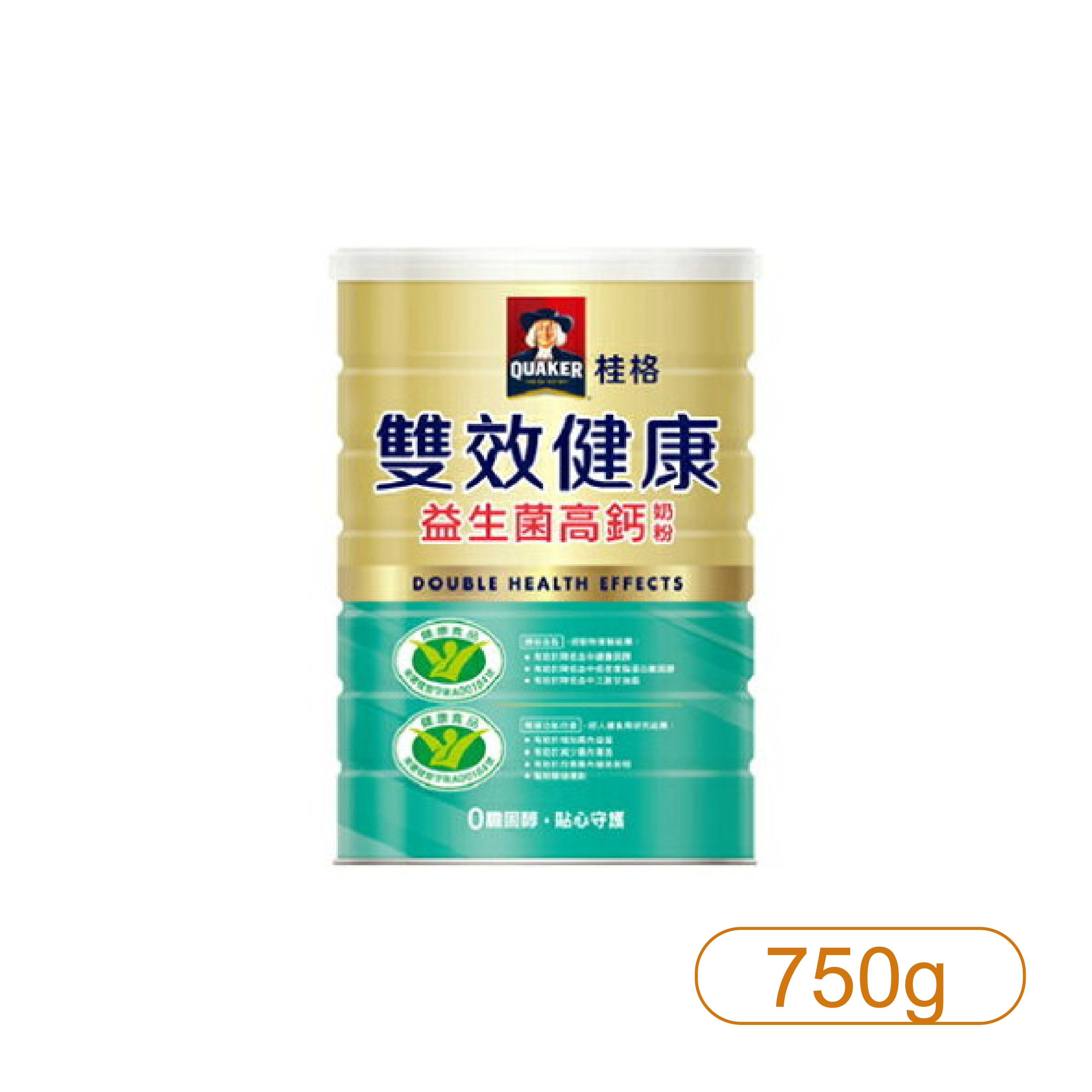 【桂格】高鈣脫脂雙認證奶粉 750g