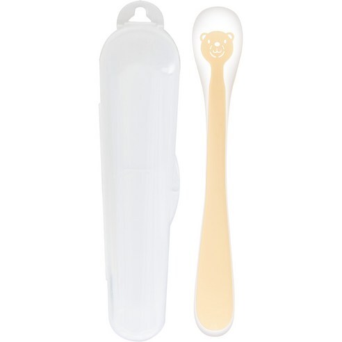 Firgi 熊熊造型矽膠嬰兒輔食勺 (附收納盒）(100%韓國食品級硅膠製造 | BPA Free）