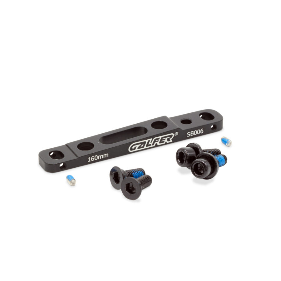Galfer Lightweight Aluminum Flatmount Caliper Adapters (for Road & Gravel Disc Brakes)