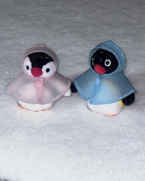 <一半一半🐧>PINGU 磁吸吊飾 愛心情侶 一對組 三款❤