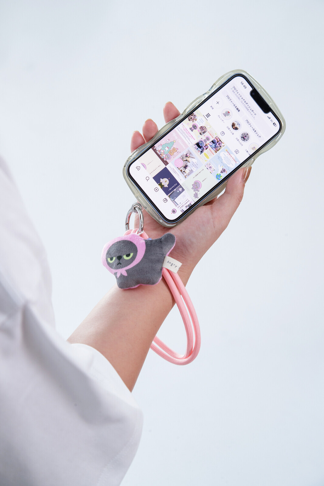 [Angry Machiko] 真知子 紫色吊飾電話繩