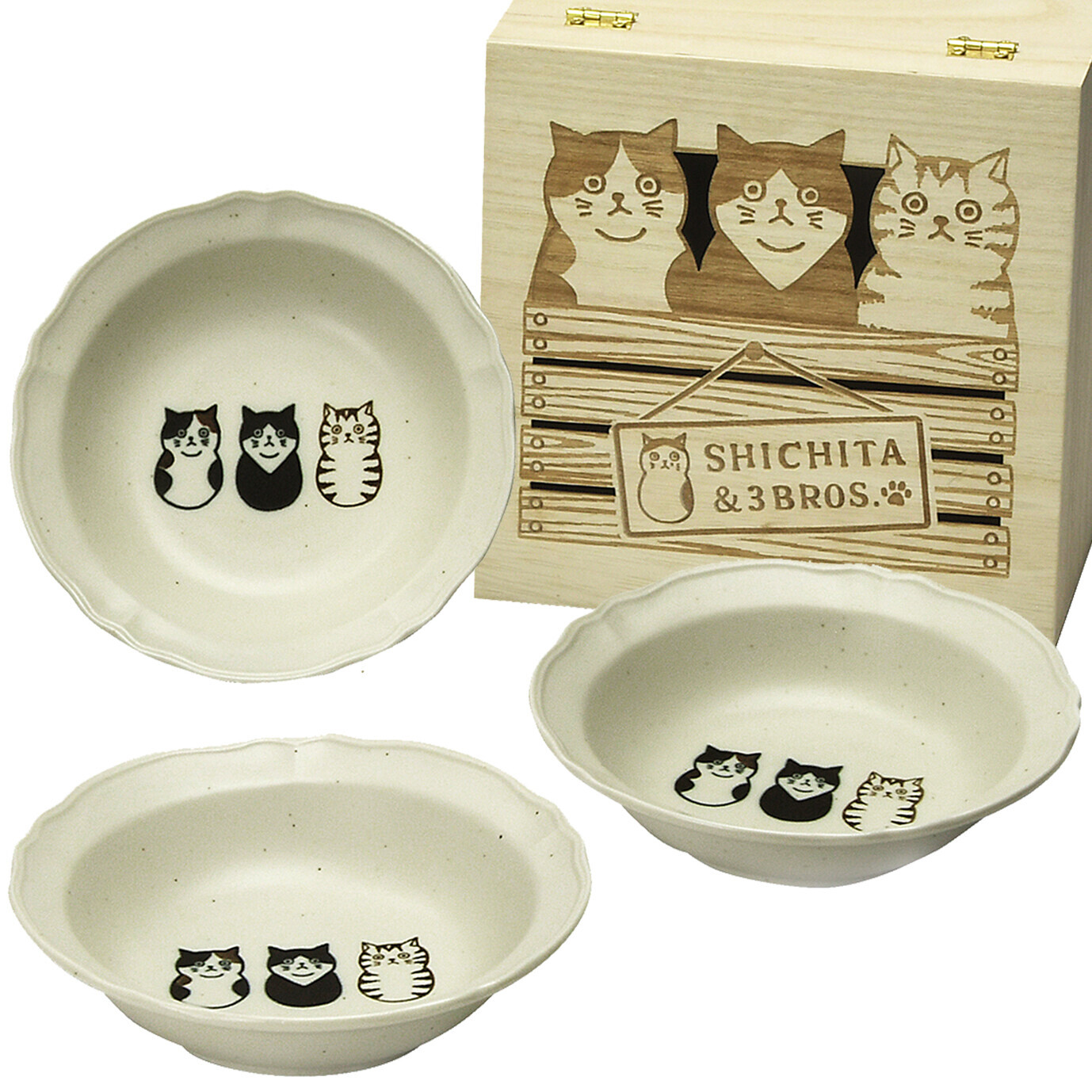 美濃燒 小缽碗 小碗 Shichita 碟子套裝