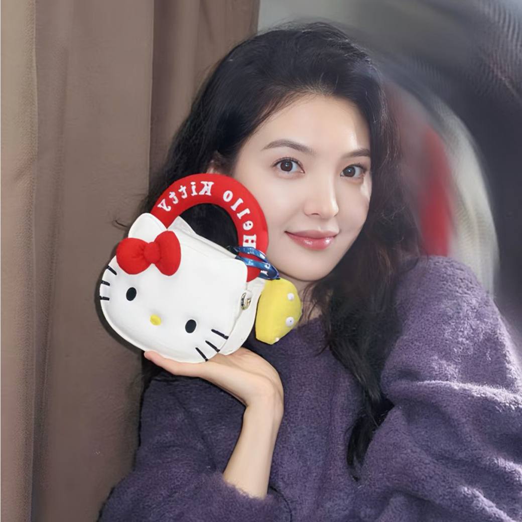 TOUTOU X Hello Kitty 聯名款 章若楠 同款 三麗鷗 凱蒂貓 手提包 肩背包 斜背包 七色