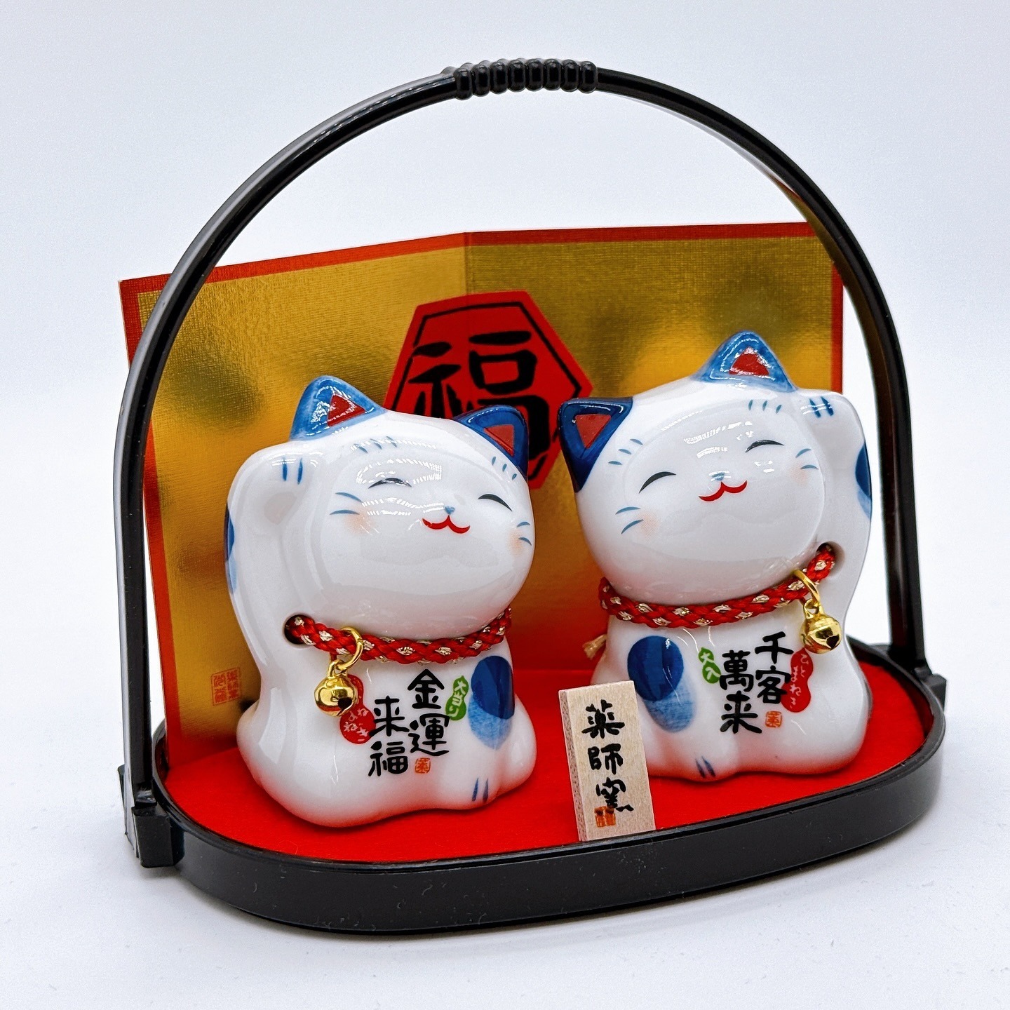 HKWG0224-022 日本染錦千客金運招財貓套裝