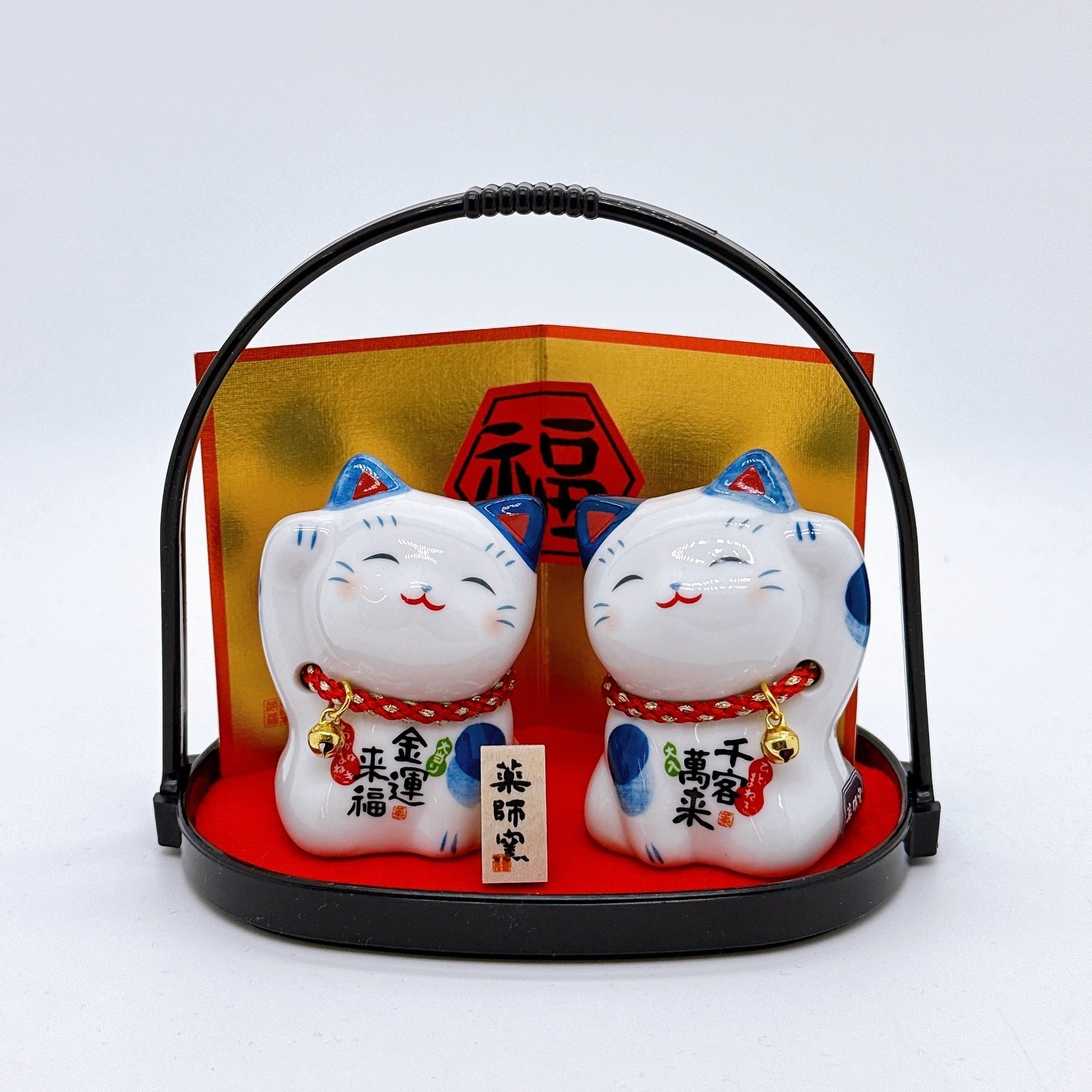 HKWG0224-022 日本染錦千客金運招財貓套裝