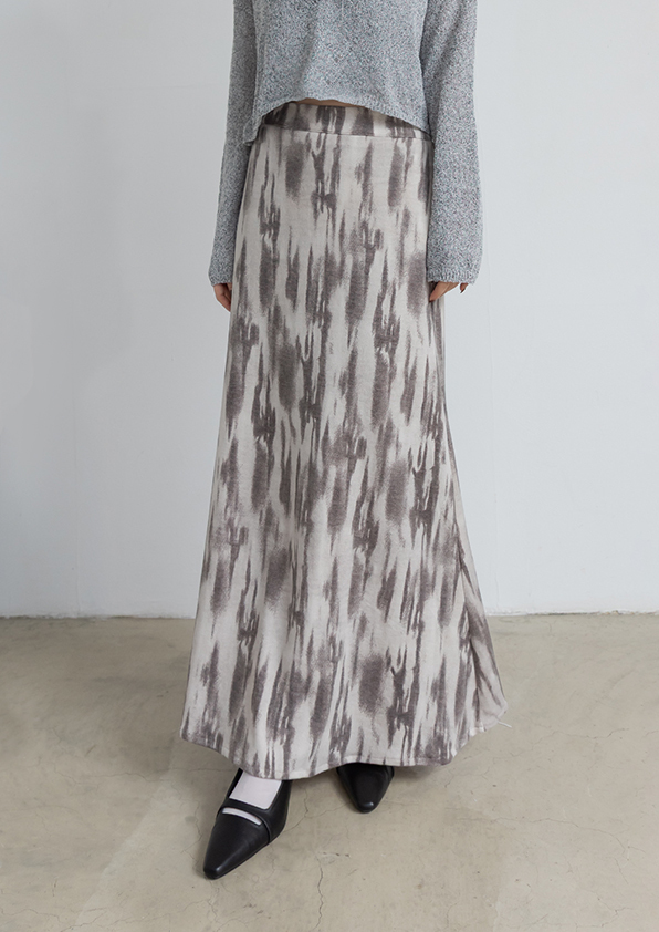 浪漫暈染垂墜長裙