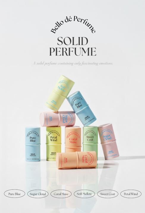 韓國 DAILY COMMA Bello de Perfume 經典持香固體香膏 4.7g  6款