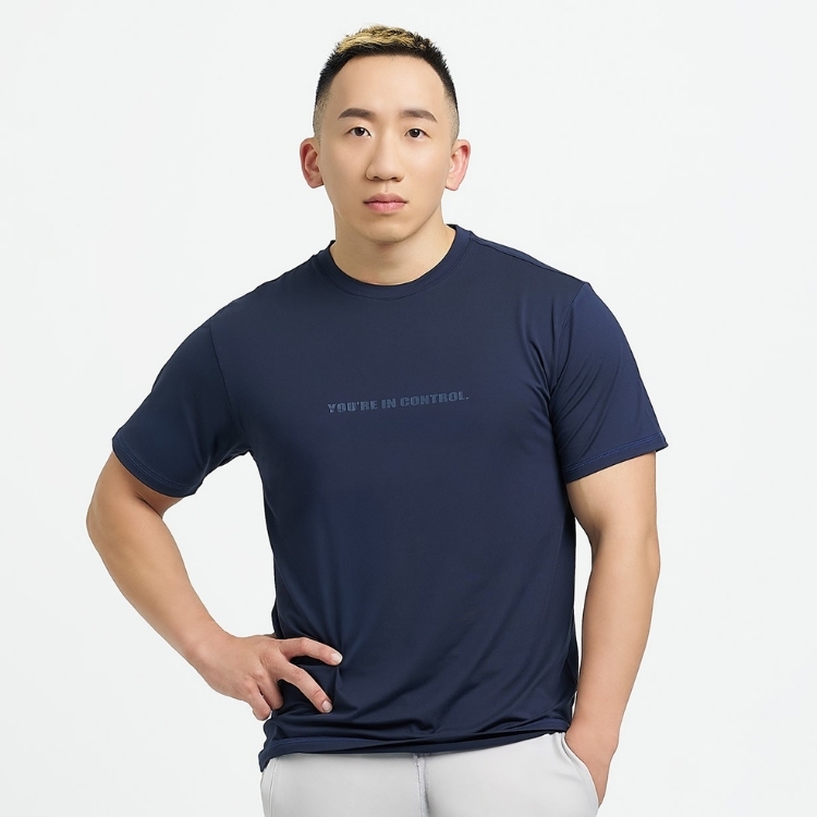 托瑪斯經典素色男短袖（英雄藍）