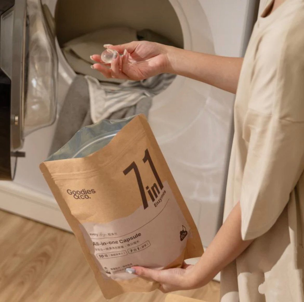 Goodies&co 超淨力除臭洗衣膠囊 (共180顆) 一組就是3包(每款香氛各1包)