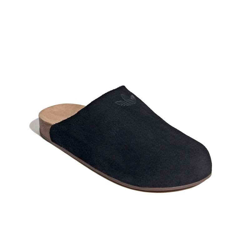 Adidas Originals Adimule 麂皮 穆勒鞋 拖鞋 黑色 JQ4367 [台灣現貨]