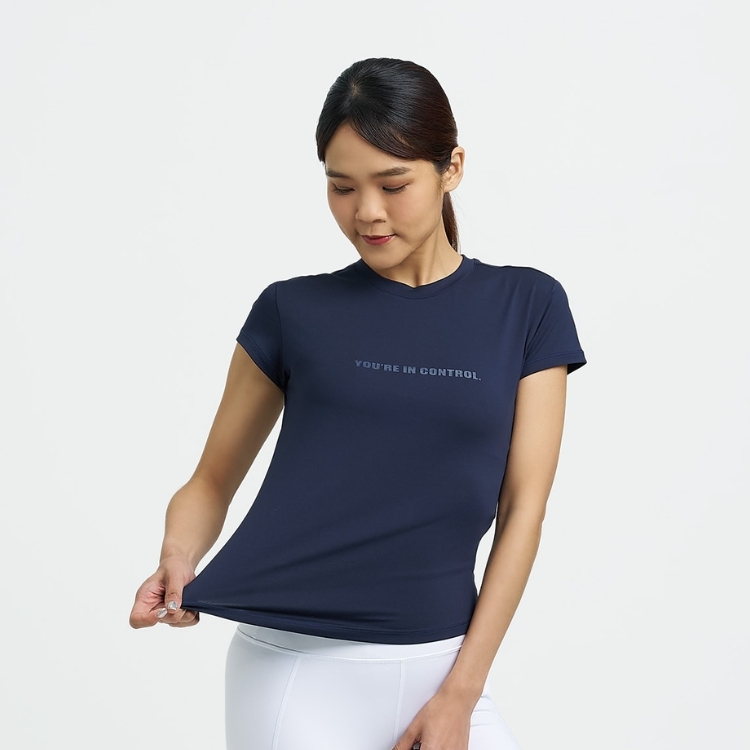 托瑪斯經典素色女短袖（英雄藍）