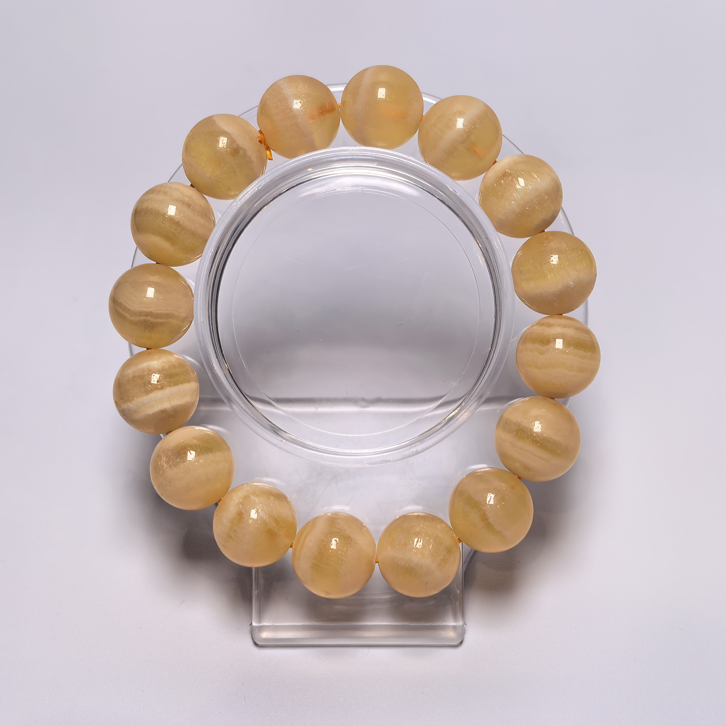 橙黃方解手串13m+