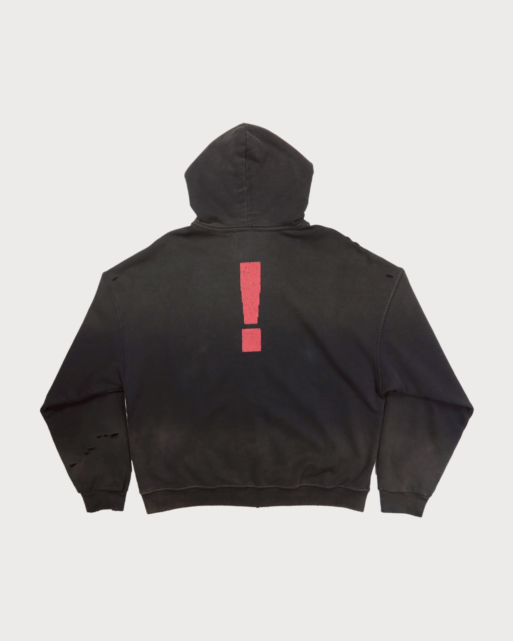 Bornrich 褪色警語連帽外套