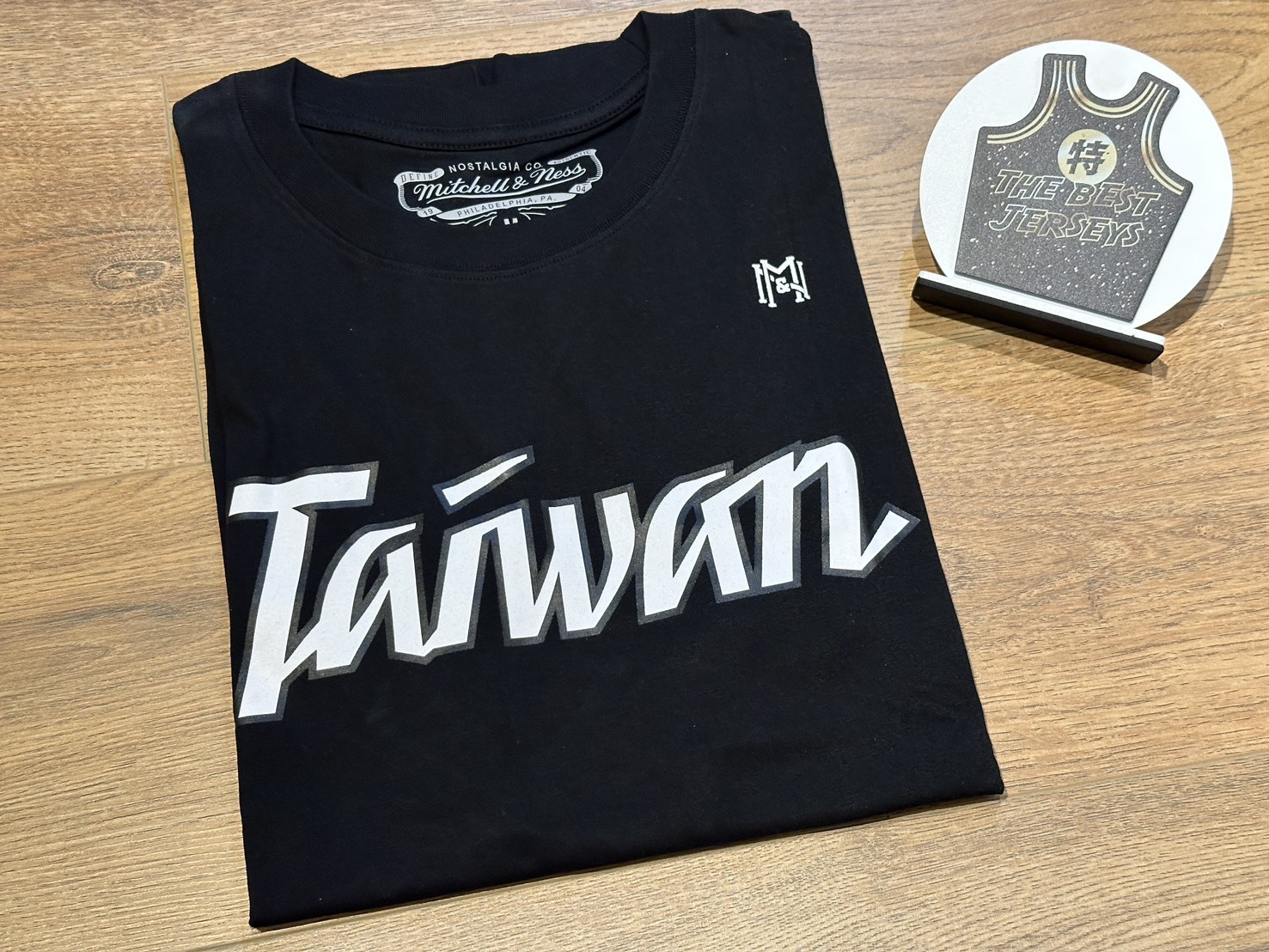Taiwan短袖 Team Taiwan 台灣 黑短袖 M&N Tee 棉質 全新