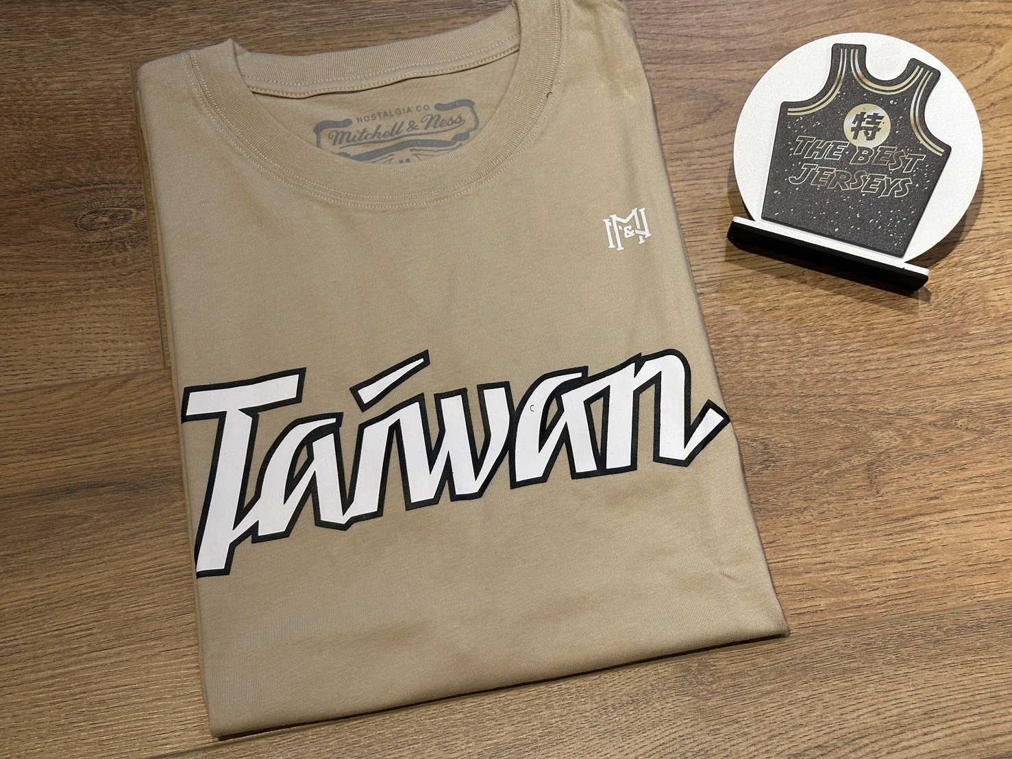 Taiwan短袖 Team Taiwan 台灣 卡其短袖 M&N Tee 棉質 全新