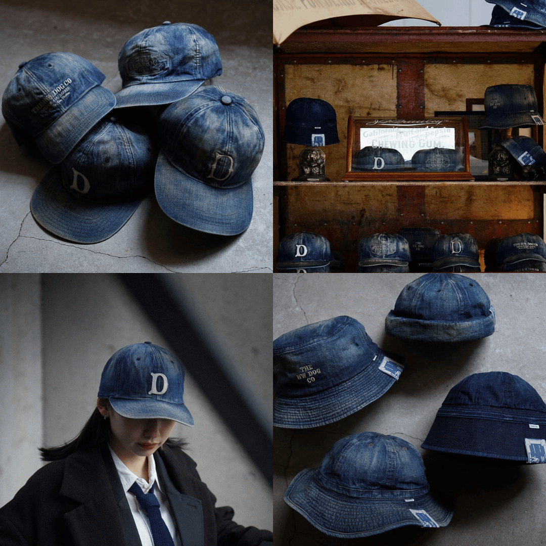 #現貨 🇯🇵日本 THE H.W.DOG&CO INDIGish 丹寧限定系列 老帽 漁夫帽 無簷帽 圓頂帽