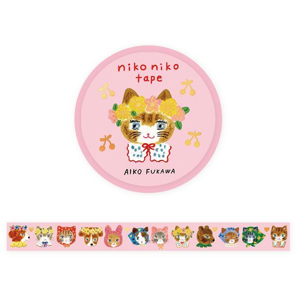 cozyca products | Aiko Fukawa「snack time tape」燙金紙膠帶 | 表現社 JAPAN