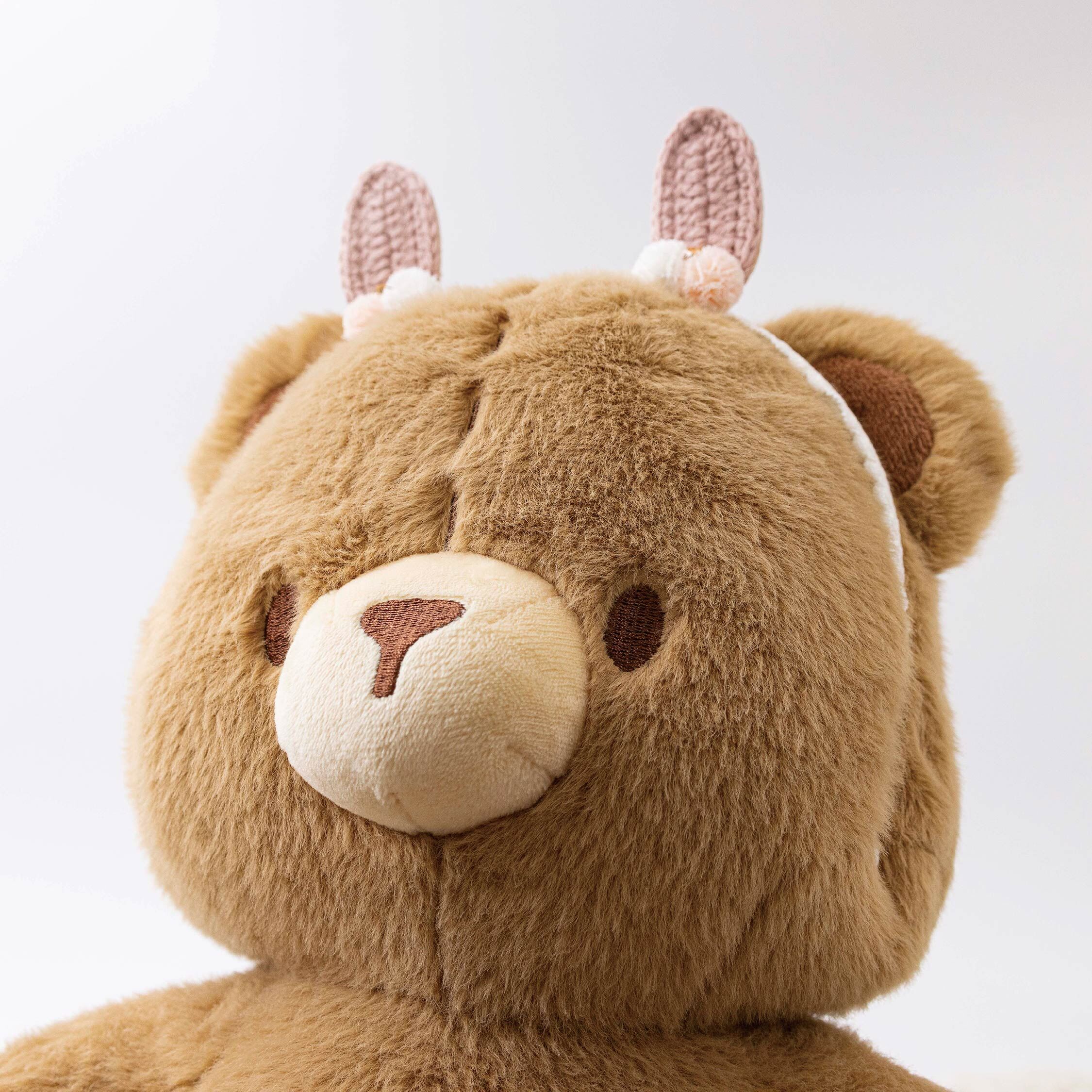 【JA0447】韓系萌兔編織花邊髮箍