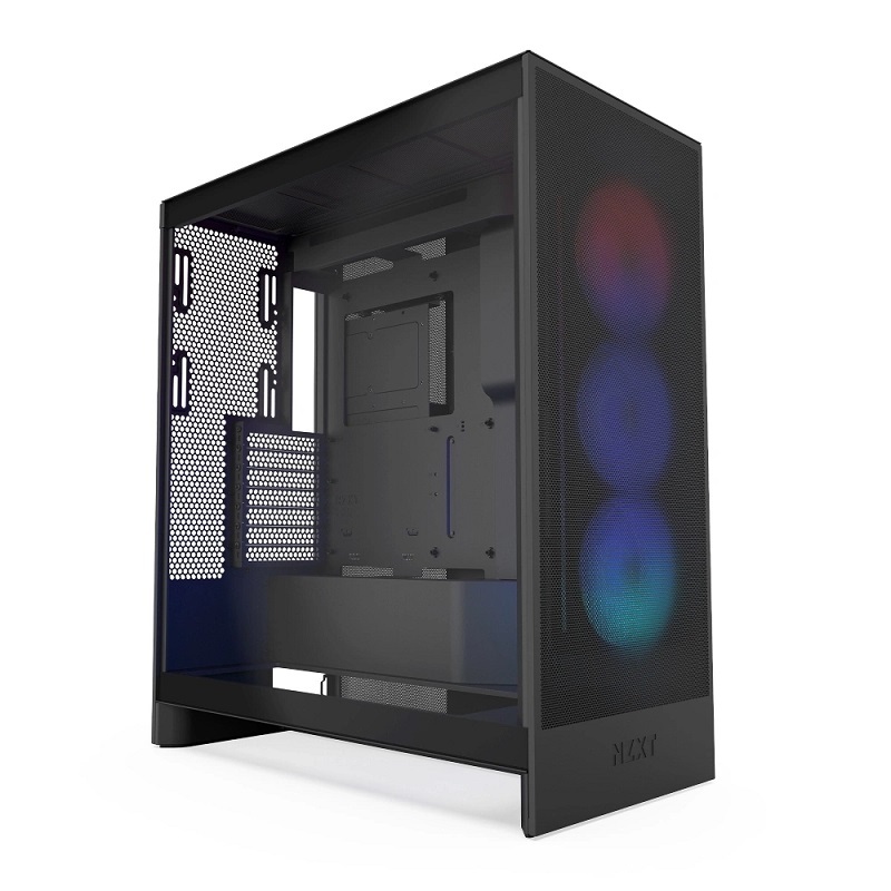 NZXT 恩傑 H7 Flow RGB 玻璃透側電腦機殼 黑色CM-H72FB-R1/白色CM-H72FW-R1(核心扇)