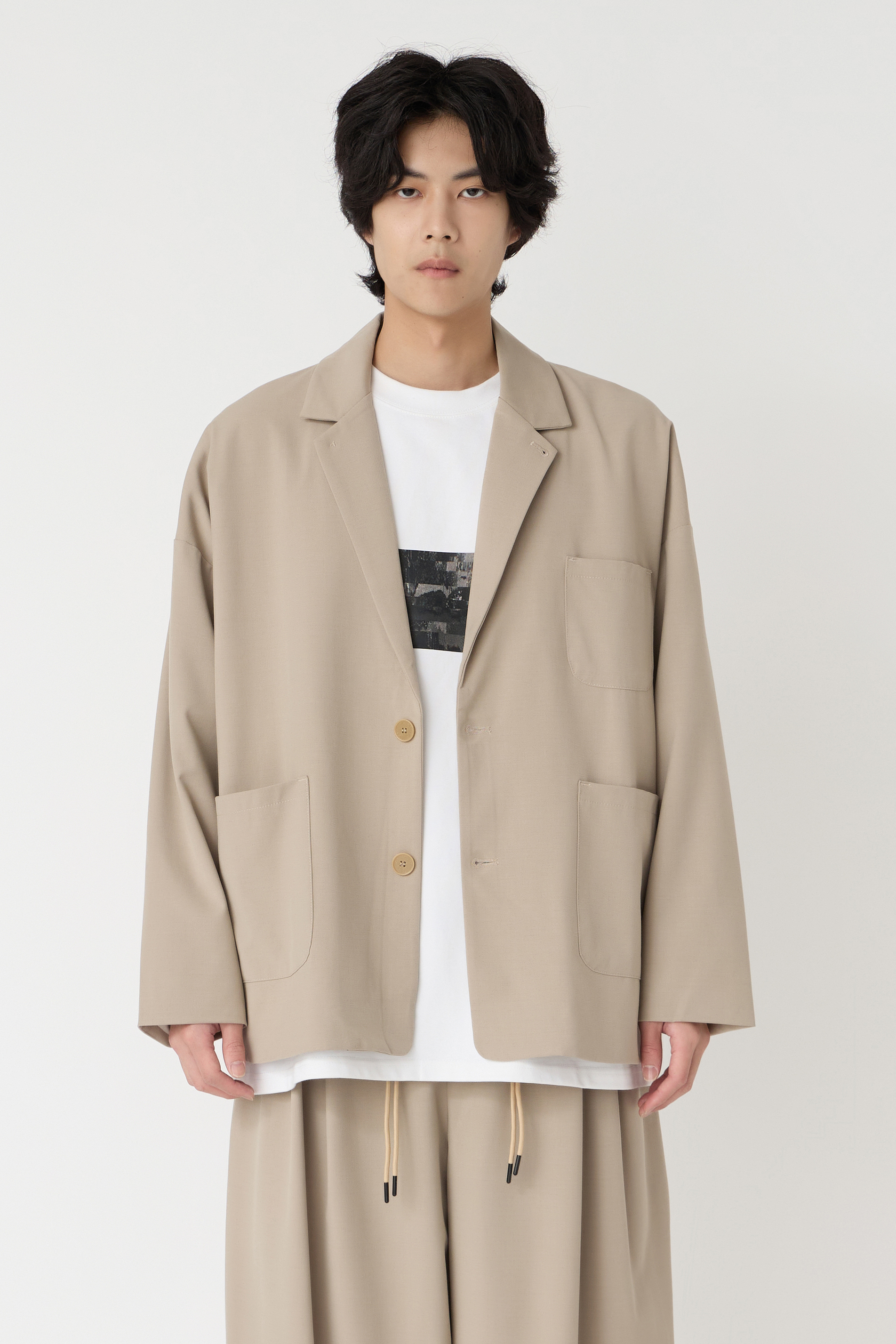 NOIR 闊型口袋西裝外套