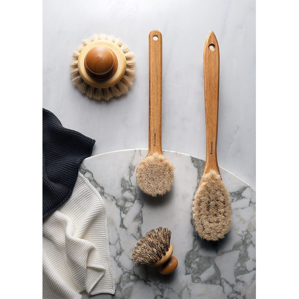 (預購3/31)瑞典iris hantverk Lovisa 圓頭長柄馬毛沐浴刷