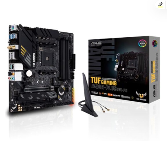 ASUS 華碩 TUF GAMING B550M-PLUS WIFI II Micro-ATX 主機板 D4