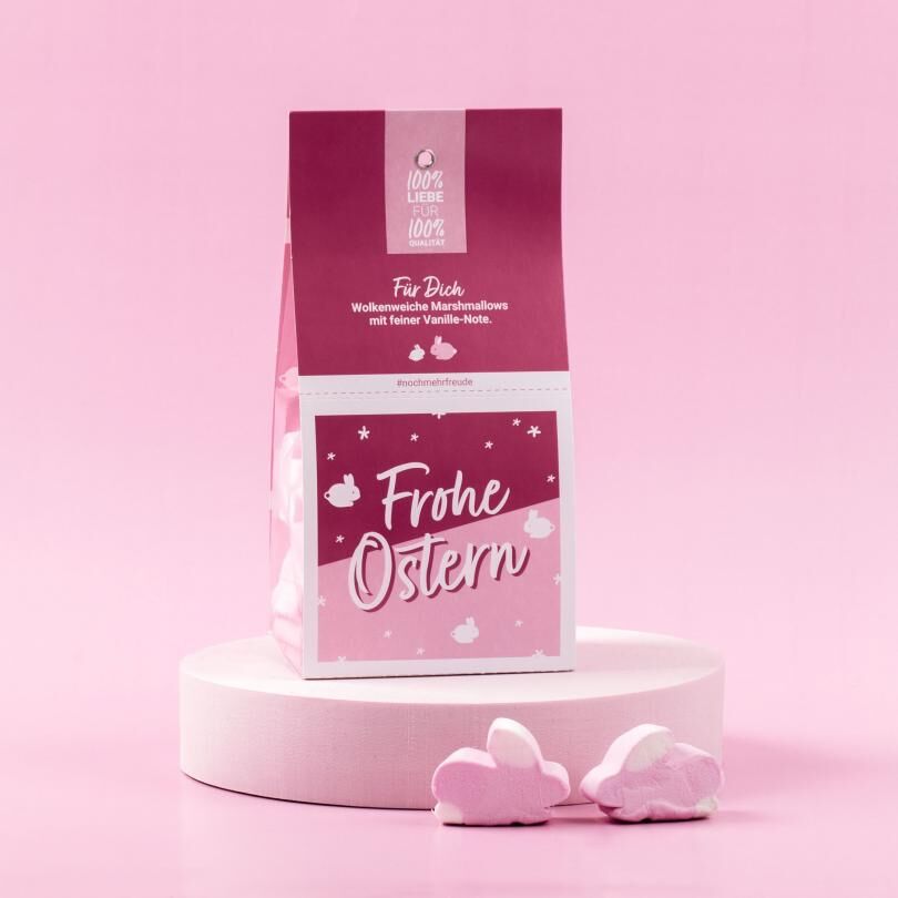 (預購商品) 德國 Gute Laune 柔軟可愛兔寶寶造型棉花糖 春日限定版 90g 袋裝