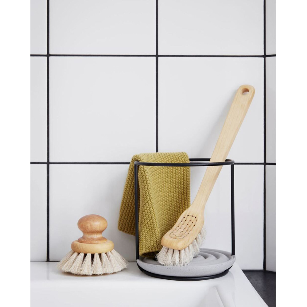 (預購3/31)瑞典iris hantverk 馬毛洗碗刷-淺色馬毛(樺木手柄)