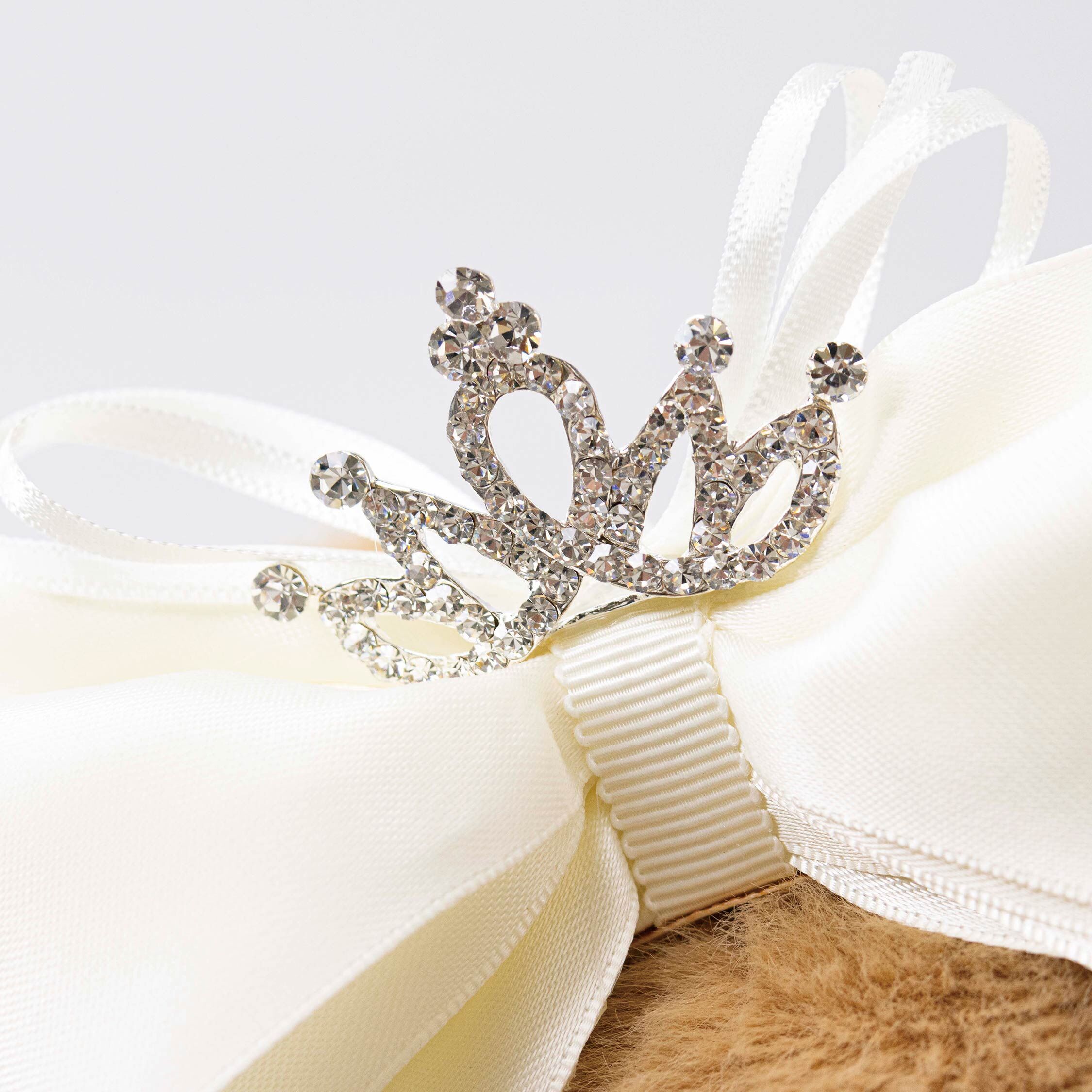 【JA0442】閃耀小皇冠蝴蝶結髮箍