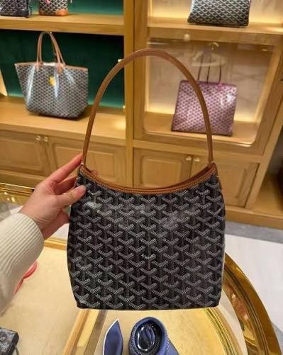 【Luxury】隱藏版精品 Goyard MINI HOBO 戈雅 勾牙 手提肩背包 贈小零錢包 三色可選 可分期 購買洽客服