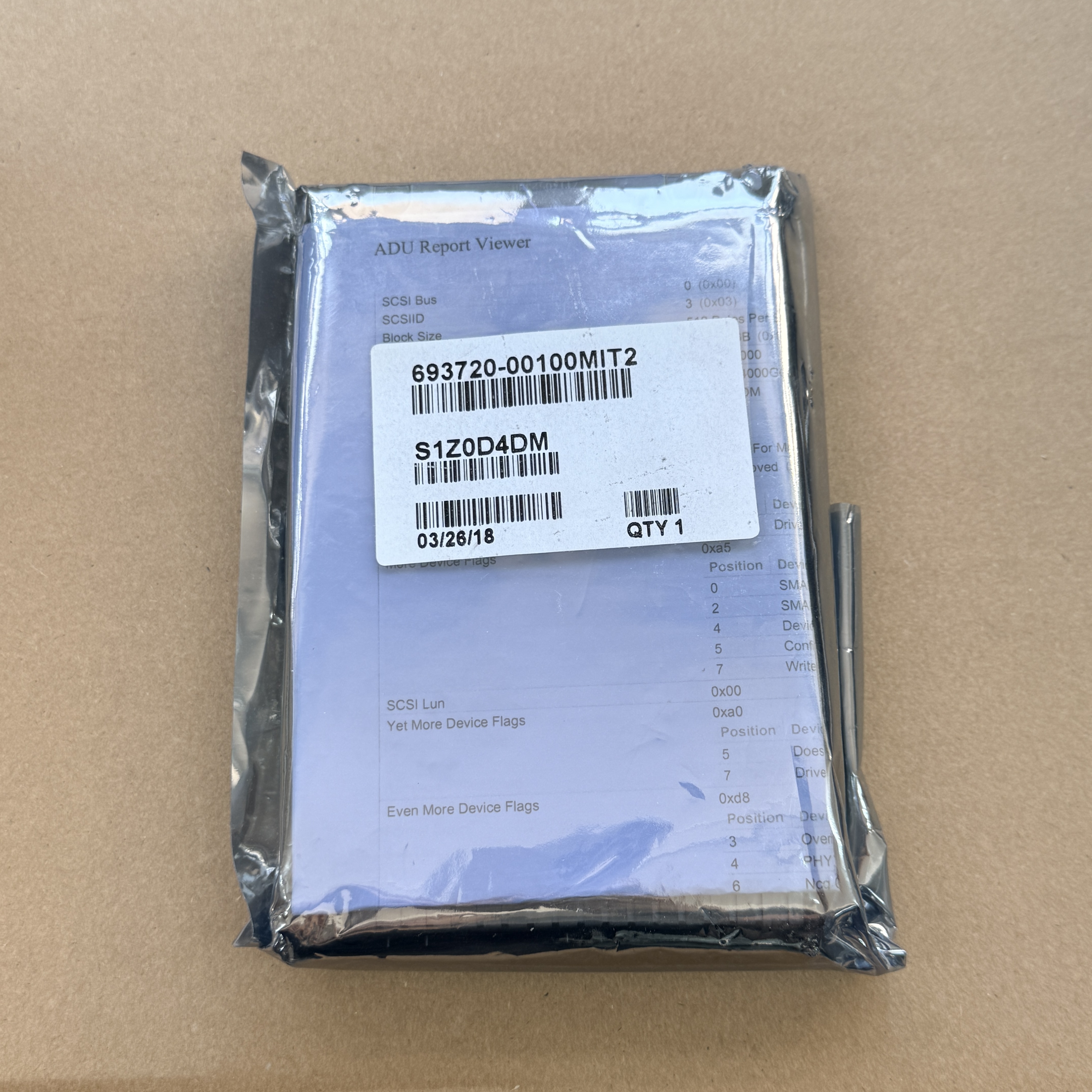 693720-001 HP 4TB SATA 7.2K 6G 3.5" LFF MIDLINE SC HDD (翻新)