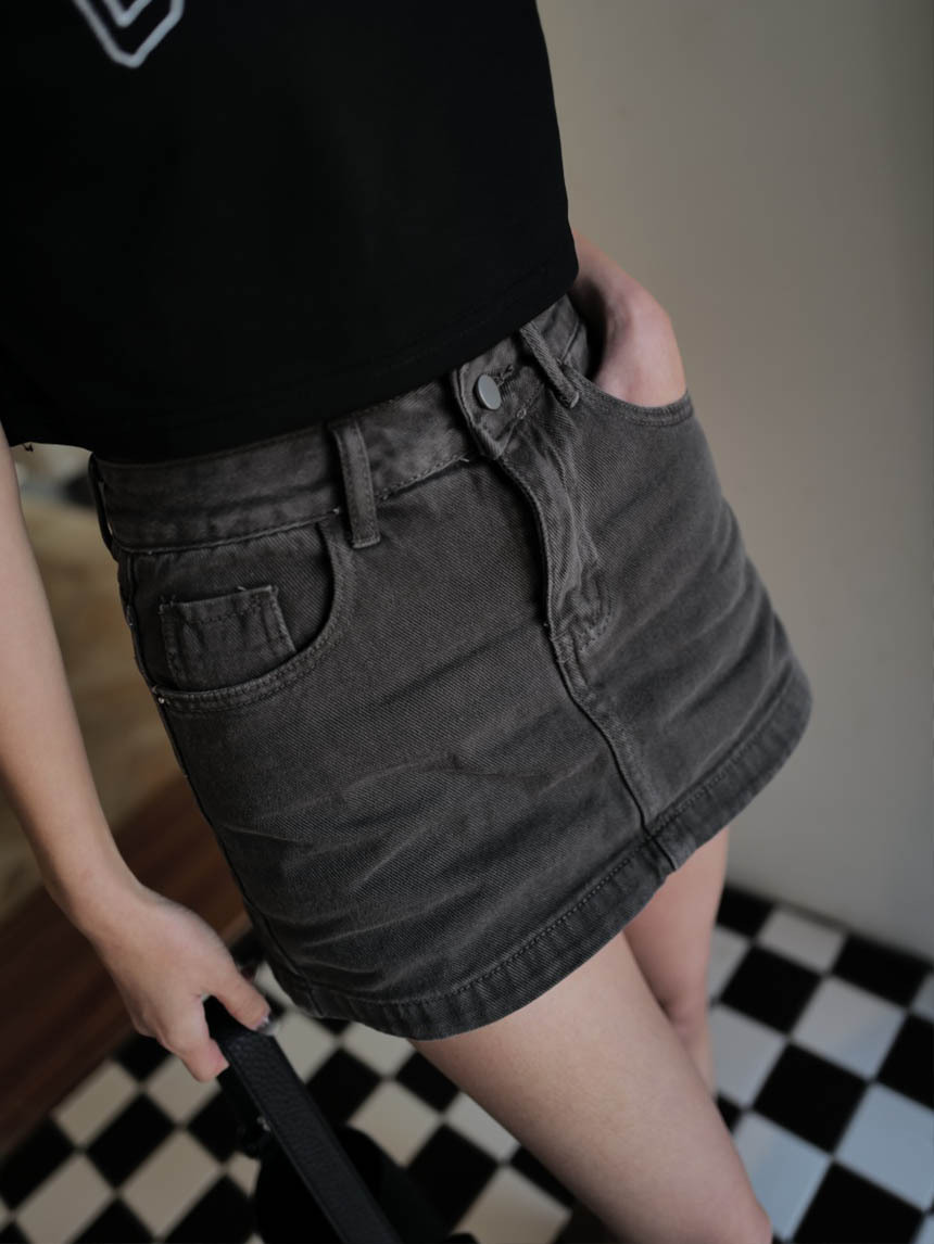 A字牛仔短裙*3色