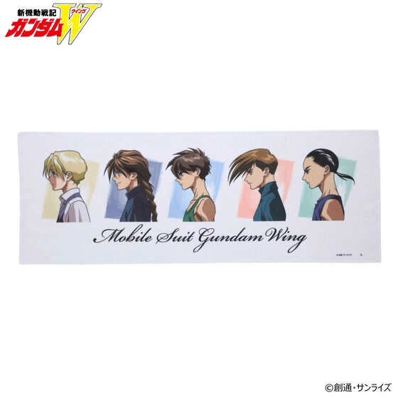 246841 Pbandai 預訂 2026/4月 新機動戦記ガンダムW 横顔イラスト フェイスタオル
