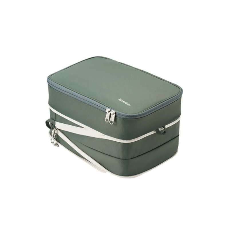 HOU-LLG0226-003 [Branden🇰🇷] 旅行收納天花板!! 第二代雙倍壓縮收納袋-Soft Khaki (A3S-L)