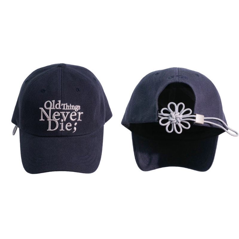 ACC-CCG0226-024 FLOWER KNOT CAP Navy (A24)