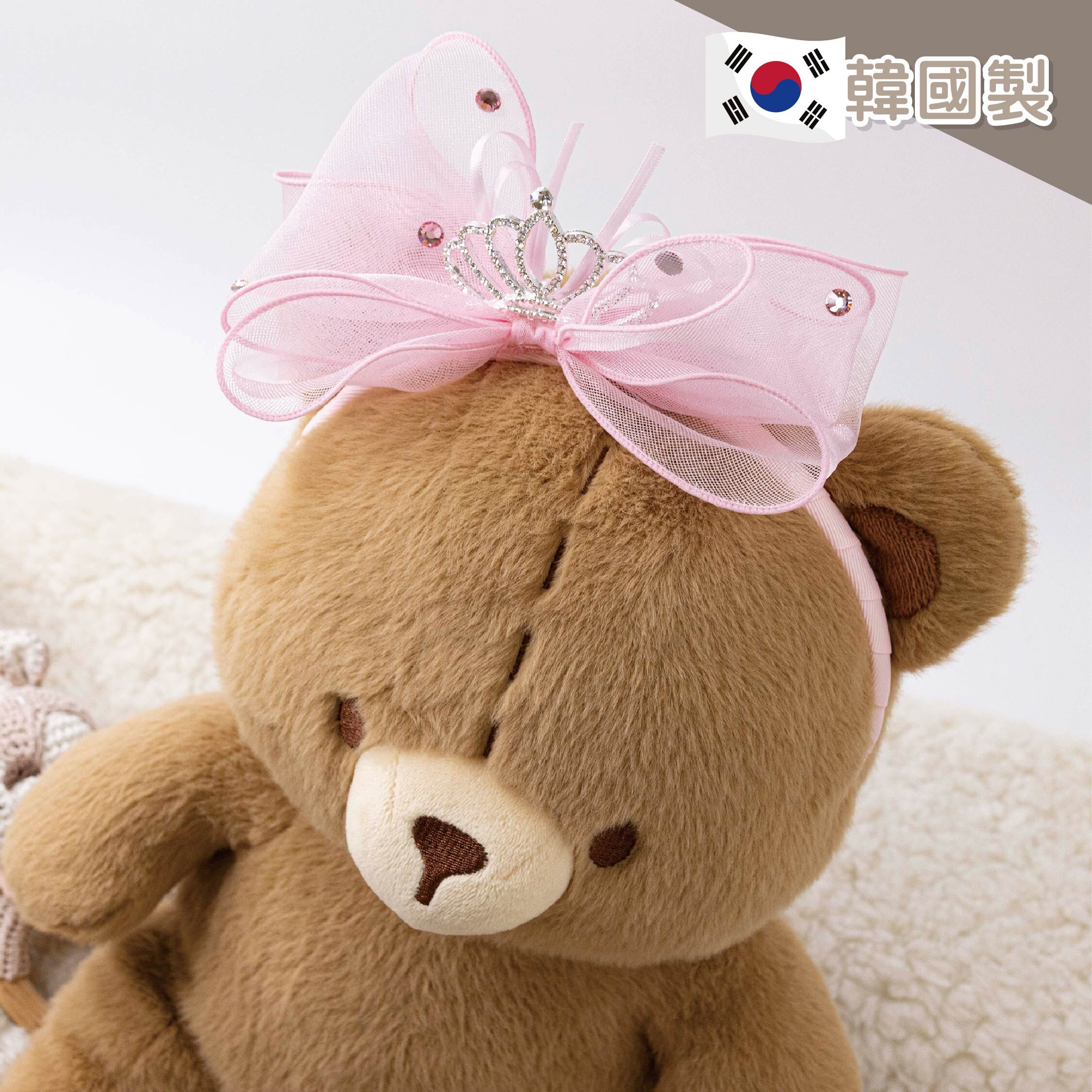 【JA0441】粉鑽公主紗質髮箍