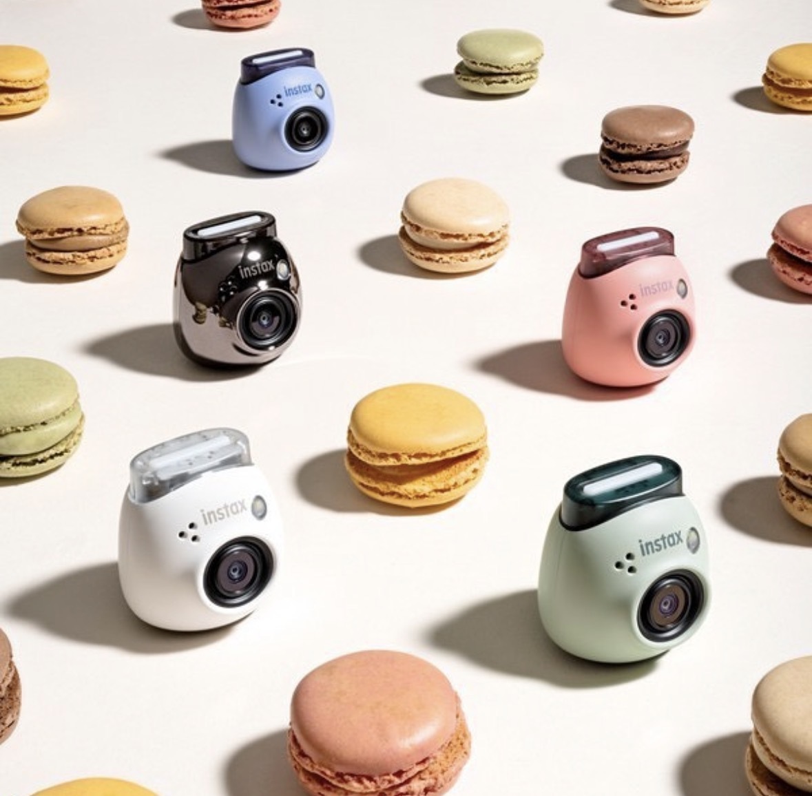 代購-FUJIFILM富士 拍立得 跟馬卡龍一樣甜美可愛♡INSTAX Pal  迷你相機 小相機 輕便型 閃光燈 快門指令 五色