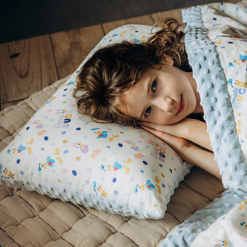 La Millou波蘭 豆豆大枕心｜唐老鴨系列_歡樂圈圈篇｜柏林寶寶藍