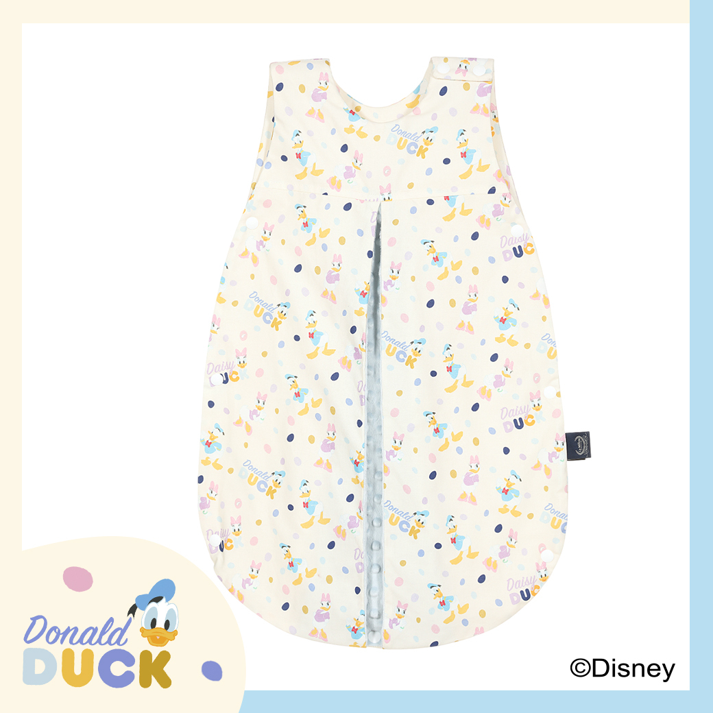 La Millou波蘭 豆豆防踢被/防踢背心分腿扣(70cm)｜唐老鴨系列_歡樂圈圈篇｜柏林寶寶藍