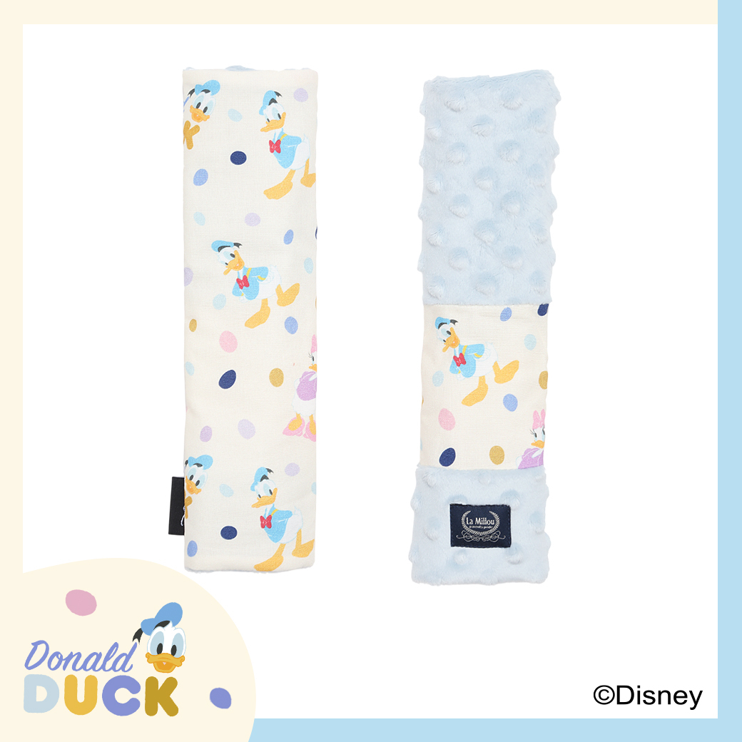 La Millou波蘭 豆豆安全帶保護套｜唐老鴨系列_歡樂圈圈篇｜柏林寶寶藍