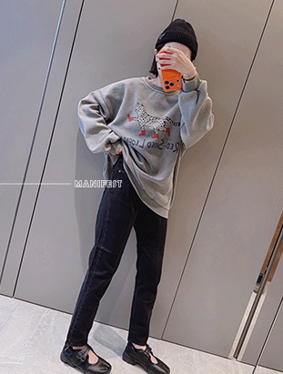 ᴴᴼᵀ ▸▸店長推薦◃◃ 春夏新款/內磨毛彎刀寬褲 MANIFEST正韓🇰🇷