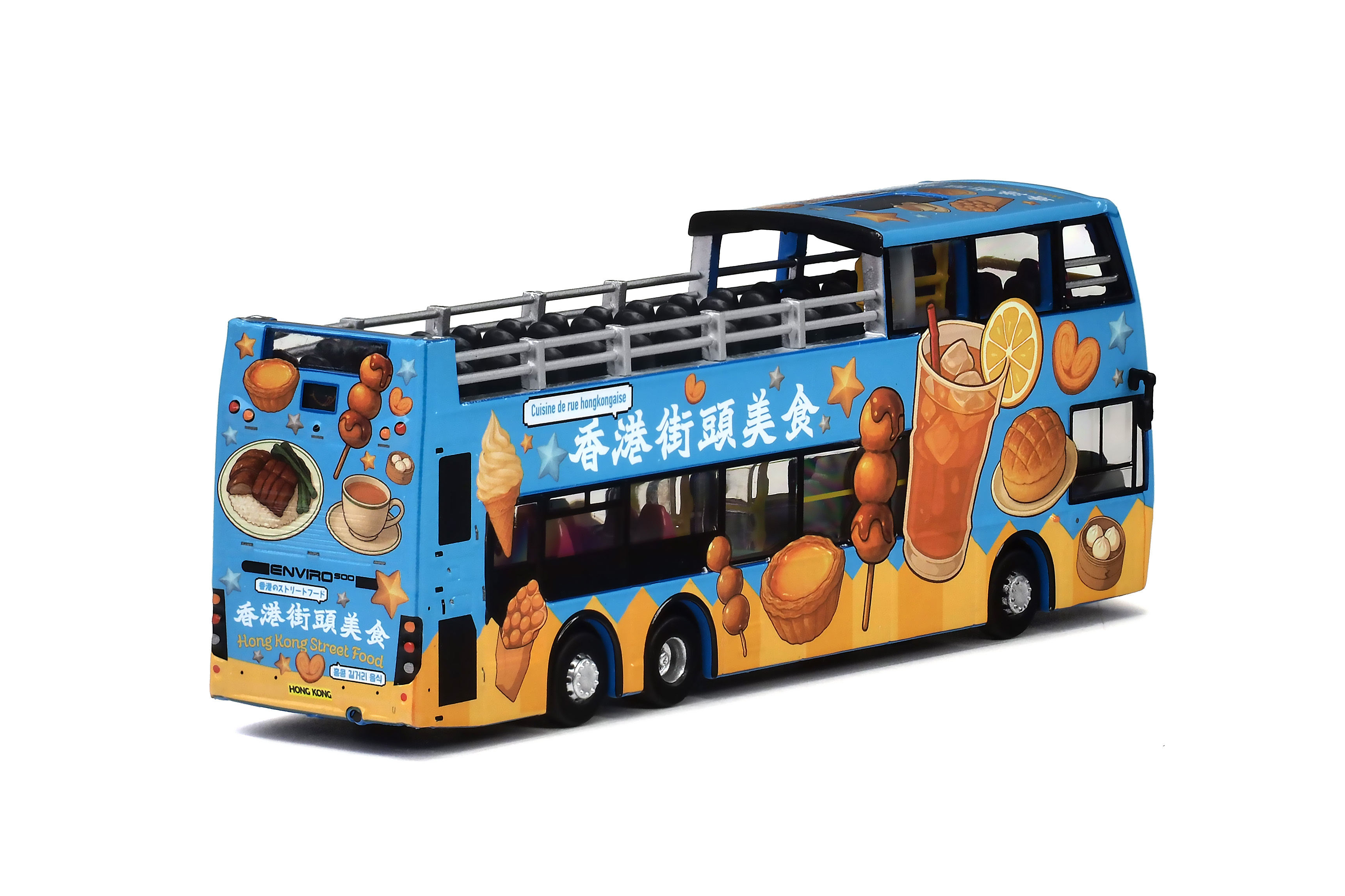 CR120006 1:120 香港開篷巴士 (香港街頭美食)