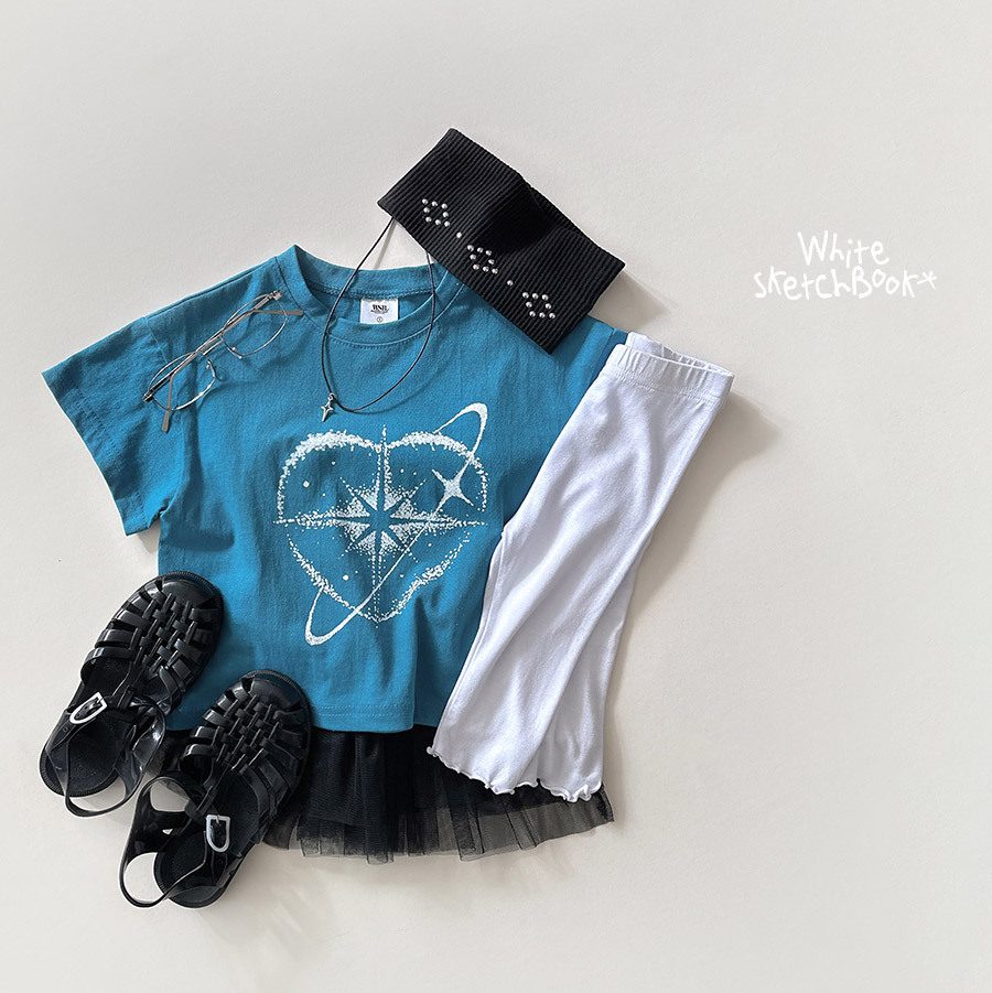 正韓夏WhiteSketchBook 六色七分捲邊內搭褲